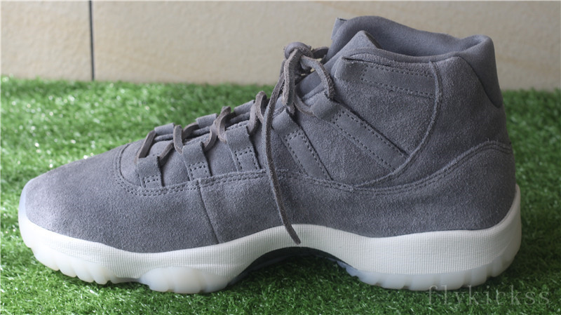 Air Jordan 11 Retro Grey Suede